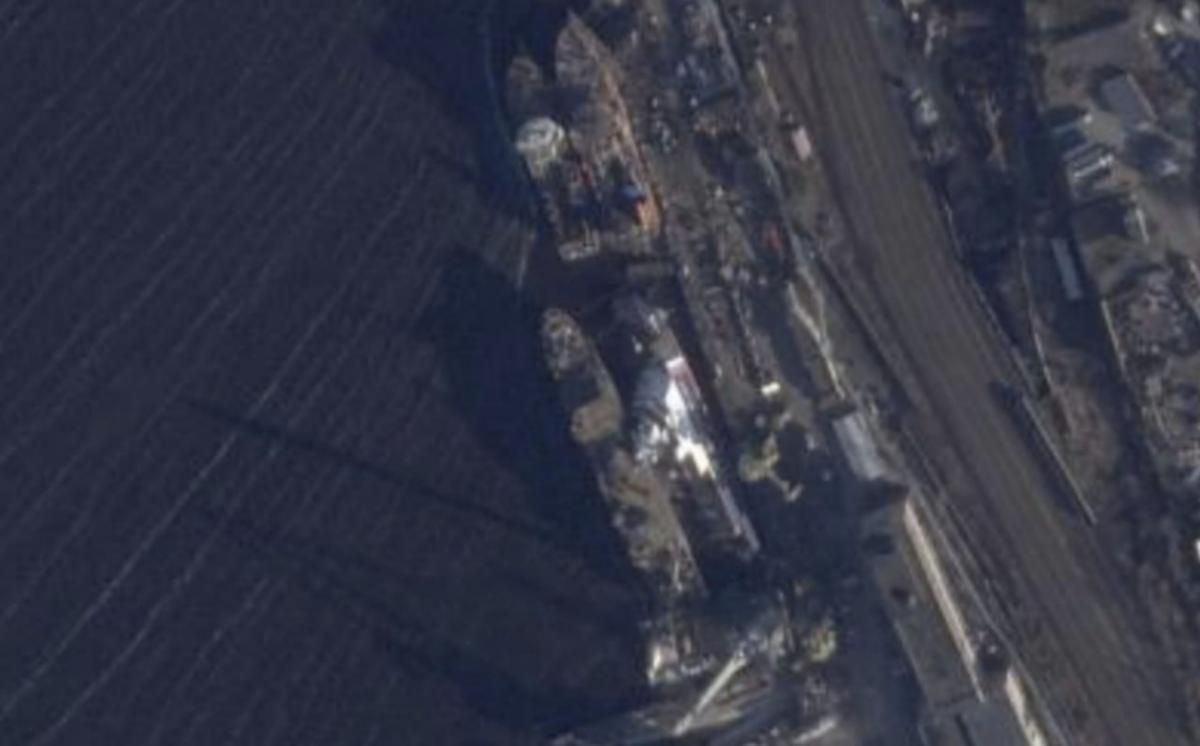 Майже затонув: з'явився новий знімок 