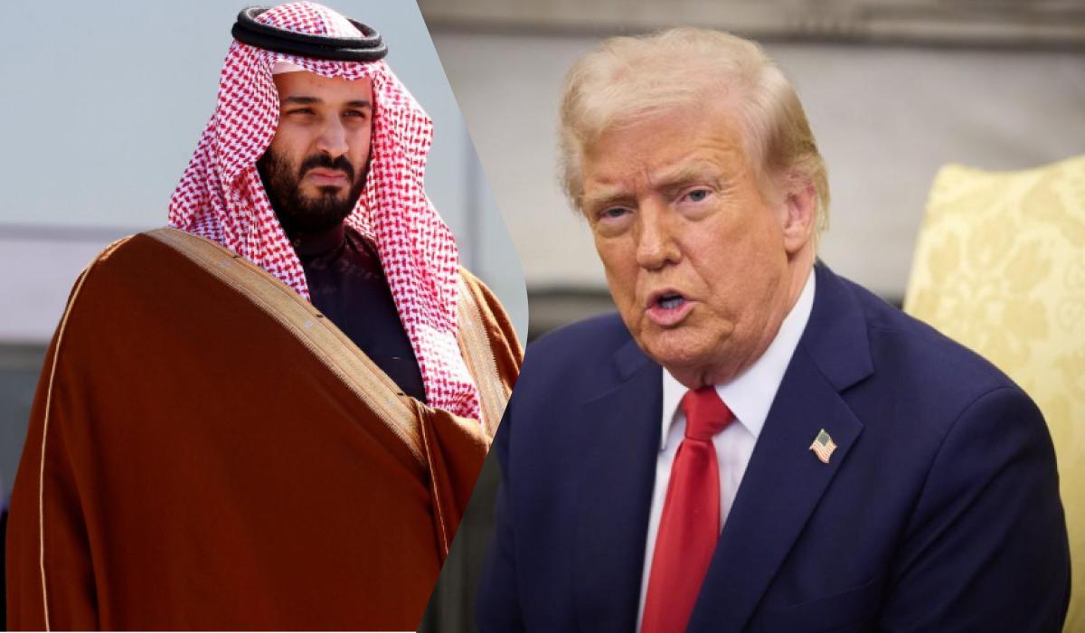 'Он не думал, что будет целовать меня в задницу': Трамп о принце Саудовской Аравии