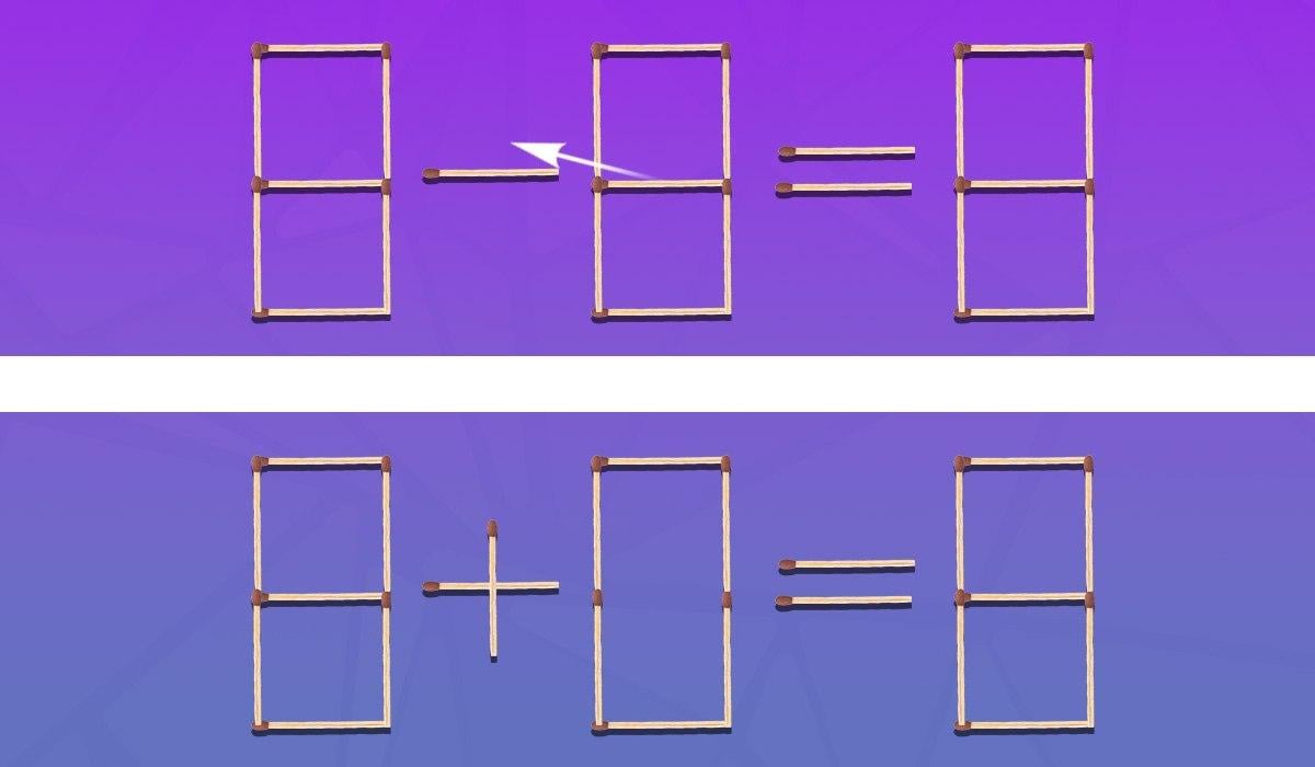 Какую спичку и куда переставить, чтобы равенство стало верным: хитрый тест на IQ Какую спичку и куда переставить, чтобы равенство стало верным: хитрый тест на IQ