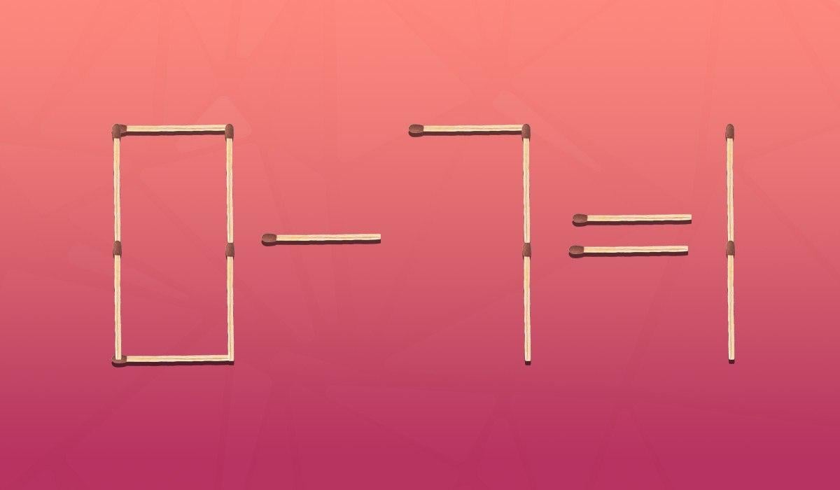 Какая спичка исправит равенство: на поиск решения головоломки у вас есть 5 секунд Какая спичка исправит равенство: на поиск решения головоломки у вас есть 5 секунд