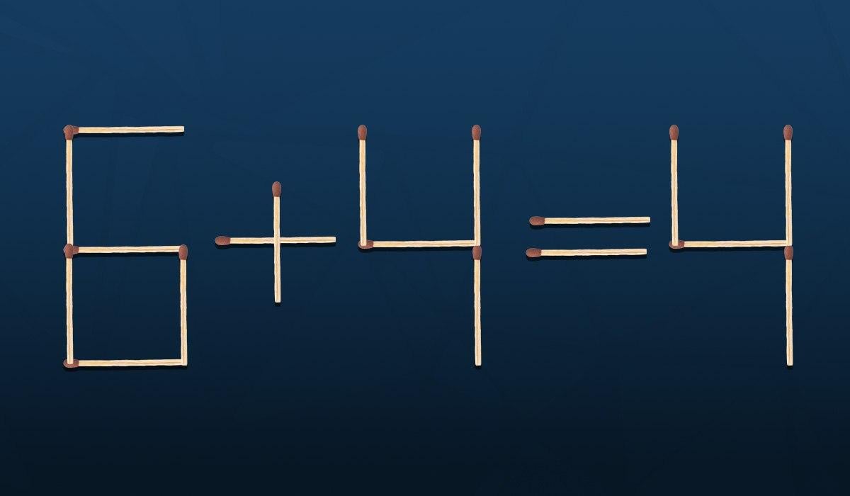 Какую спичку нужно переместить, чтобы равенство стало верным: сложная головоломка Какую спичку нужно переместить, чтобы равенство стало верным: сложная головоломка