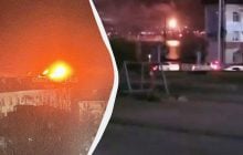 Пылает нефтеналивной терминал "Шесхарис" в РФ: что известно об атаке на Новороссийск