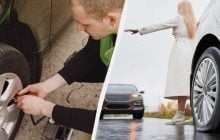 Как залатать пробитое колесо, если нет "запаски": вот что нужно делать