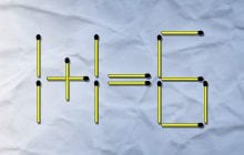 Одну спичку нужно выбросить, а другую – переставить: сложный тест для проверки IQ