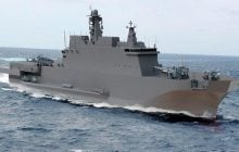 Найбільший в сучасній Росії: в Криму сформували корпус свого десантного корабля (фото)
