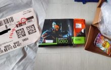 Покупець отримав пральний порошок замість GeForce RTX 5090 за 3200 доларів (фото)