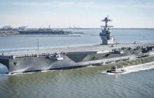 Найсучасніший авіаносець ВМС США прийшов у порт після операції на Близькому Сході, - ВІ