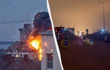 У Росії після атаки дронів палає у портах Усть-Луги та Виборга (фото, відео)