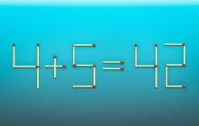 Нужно перетащить 2 спички, и равенство станет правильным: быстрый IQ-тест