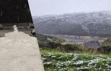 Шторм принес снег в Австралию, а гавань Сиднея закрыли из-за опасности 15-метровых волн