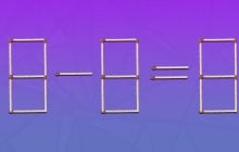 Какую спичку и куда переставить, чтобы равенство стало верным: хитрый тест на IQ