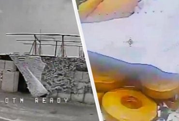 Молнії злетіли нестандартно: прикордонники рознесли ворожий склад безпілотників (відео)