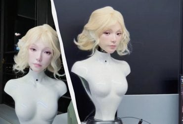 Уже не просто машины: в Китае создали робота, который моргает и реагирует на людей (видео)