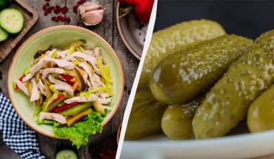 15 хвилин на кухні – і всі гості ситі: смаченкий салат із солоними огірками