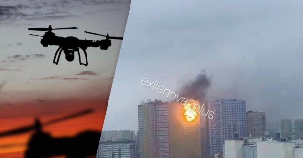 безпілотники атакували Москву і Уфу