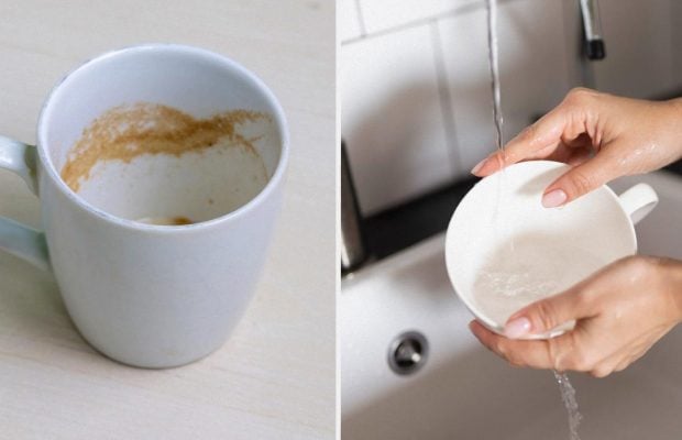 Как убрать налет от чая и кофе с чашек за минуты: бабушкин лайфхак