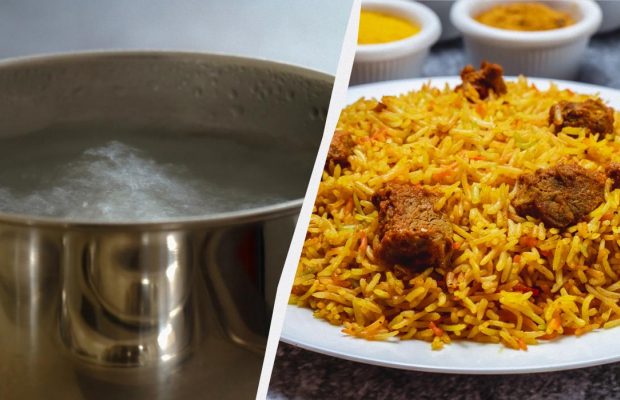 Найважливіша умова для смачного плову: як правильно заливати рис водою