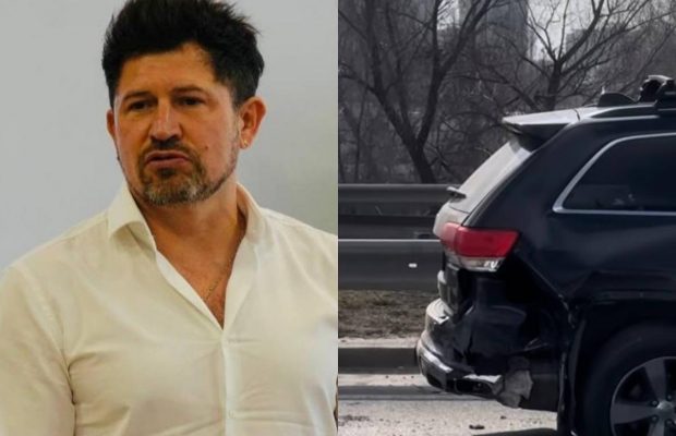 Известный украинский ведущий попал в ДТП (видео)