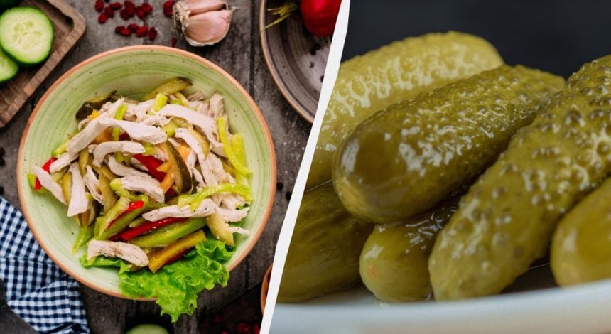 15 хвилин на кухні – і всі гості ситі: смаченкий салат із солоними огірками