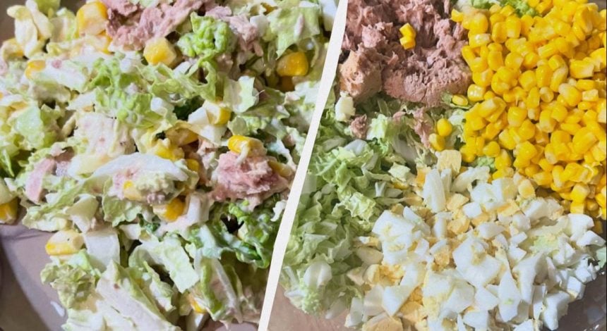 Жду весны, чтобы сделать этот салат с пекинской капустой: вкусный и очень простой