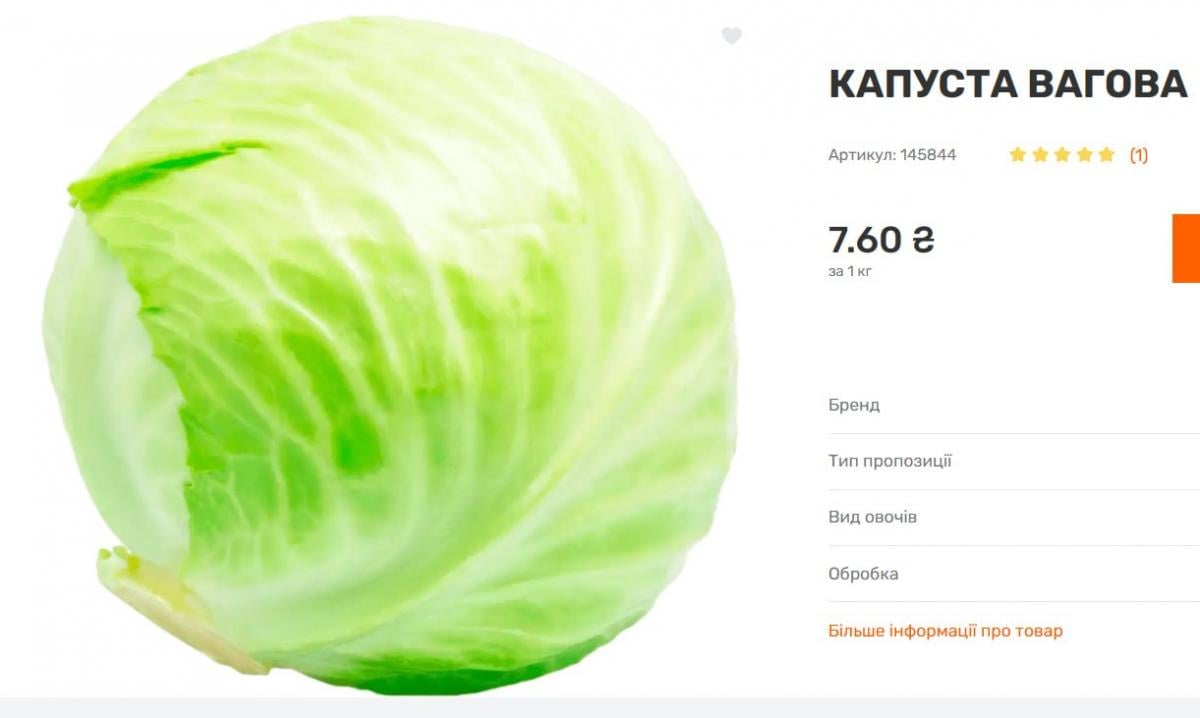 Капуста в Украине за год подешевела уже в четыре раза: сколько она сейчас стоит