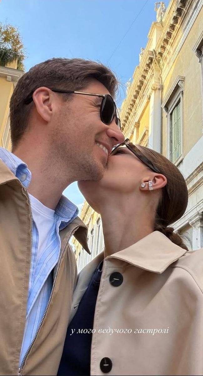 'У моего ведущего гастроли': жена Остапчука 'засветила' их уикенд в Венеции