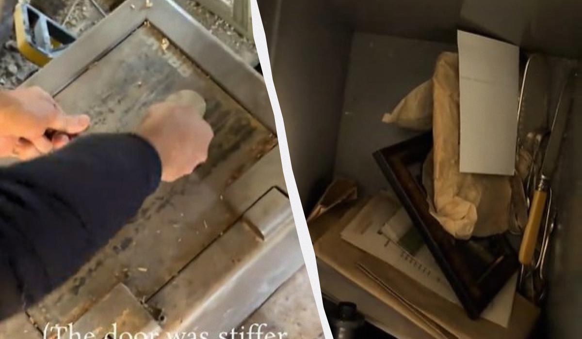 Жінка під час ремонту будинку виявила загадковий сейф: що в ньому було (фото)