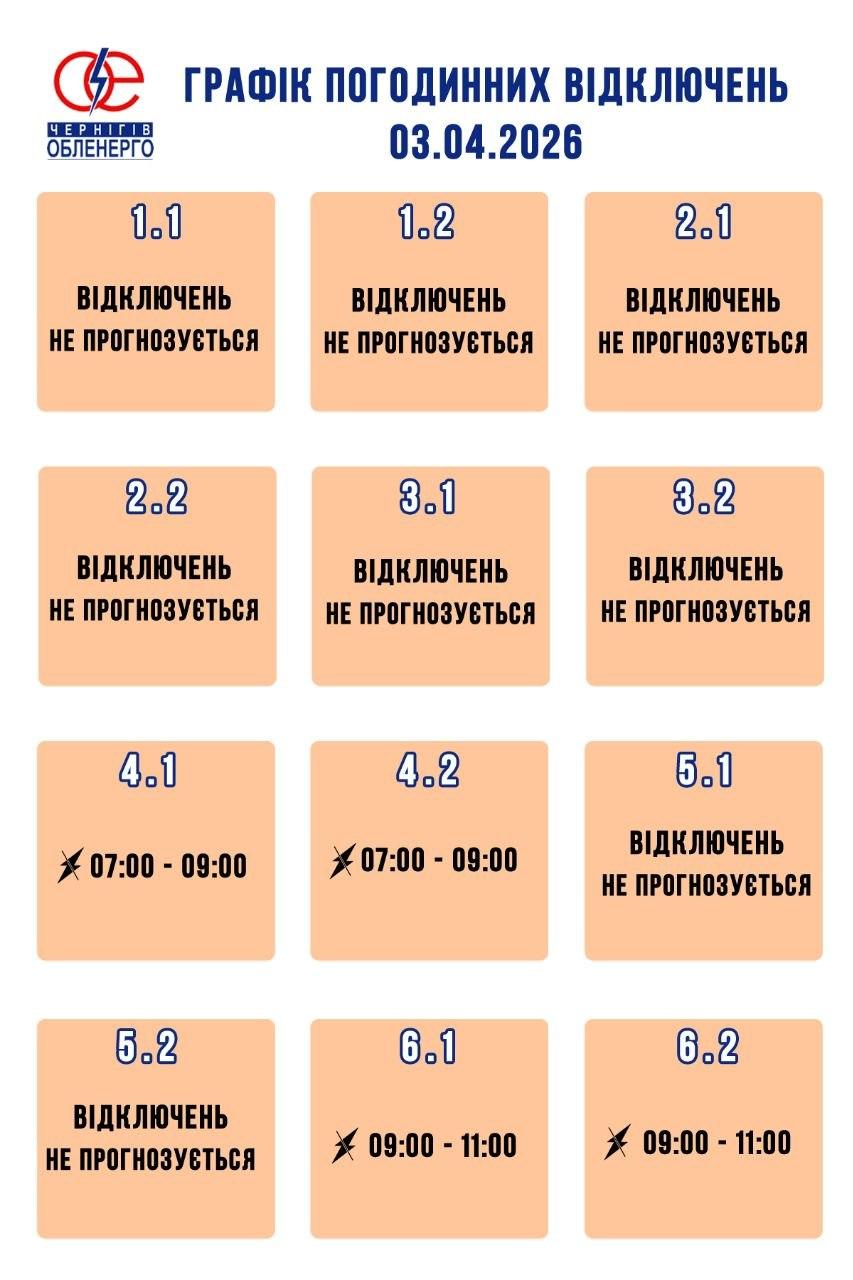 Графіки повертаються: коли вимикатимуть світло в Україні 3 квітня