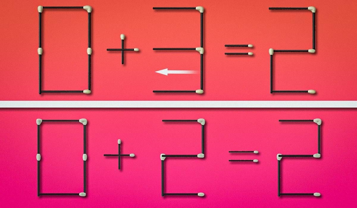 Не кожен може розгадати головоломку за 8 секунд: треба перемістити лиш 1 сірник Не кожен може розгадати головоломку за 8 секунд: треба перемістити лиш 1 сірник