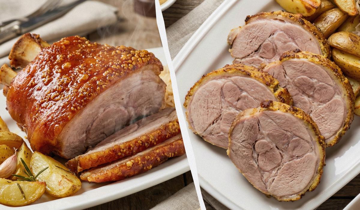 М'ясо само зісковзне з кістки: рецепт соковитої свинячої рульки в духовці
