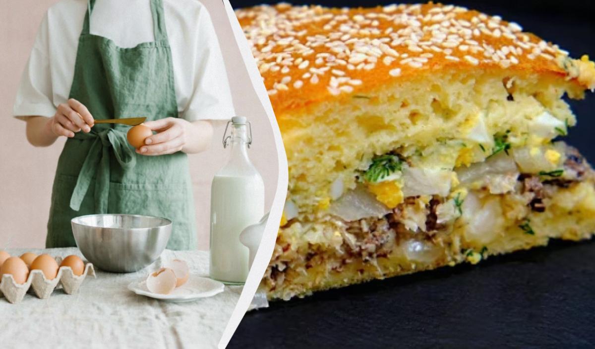 Пишний і соковитий заливний пиріг з тунцем: як приготувати тісто, щоб воно пропеклося