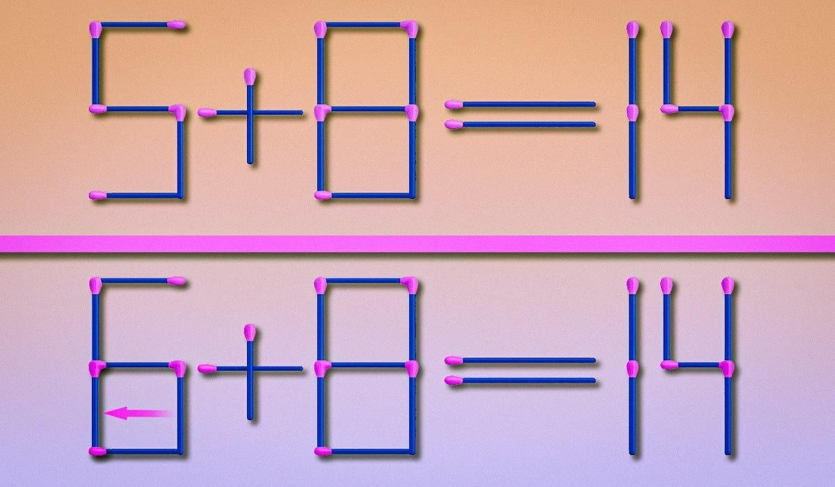 Який сірник і куди перемістити, щоб рівняння стало правильним: простий IQ-тест