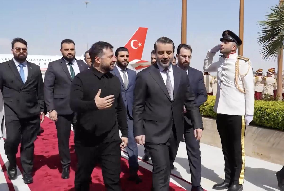 Зеленський вперше прибув з офіційним візитом до Сирії