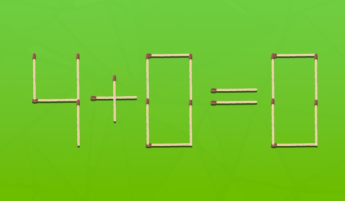 Треба перемістити 3 сірники, щоб виправити рівність за 20 секунд: дуже складна головоломка