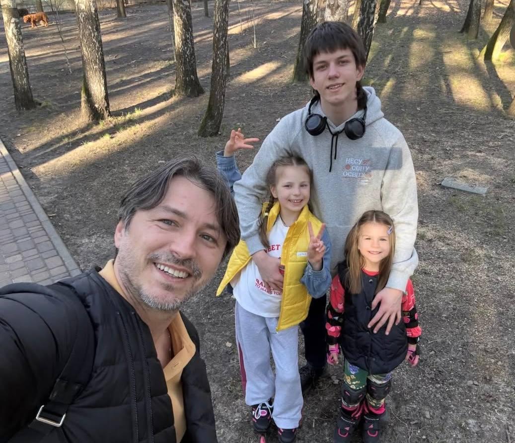 Притула вперше за довгий час показав своїх дітей (фото)