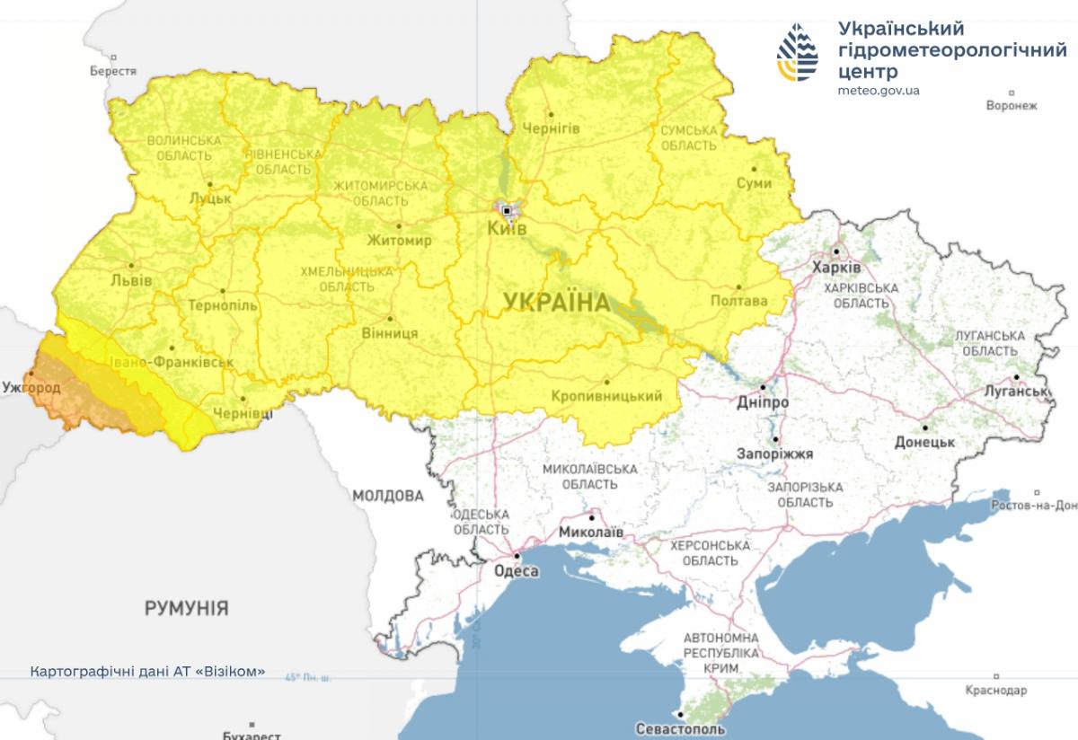 Небезпечні заморозки накриють Україну вже цієї ночі: температура впаде до -3° (карта)