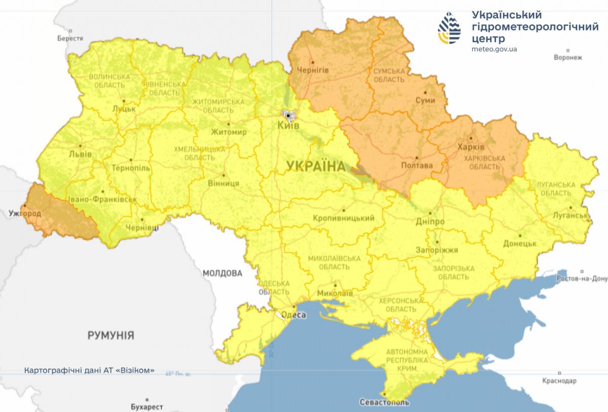 До -3° уже этой ночью: где в Украине ожидается самый сильный холод (карта)