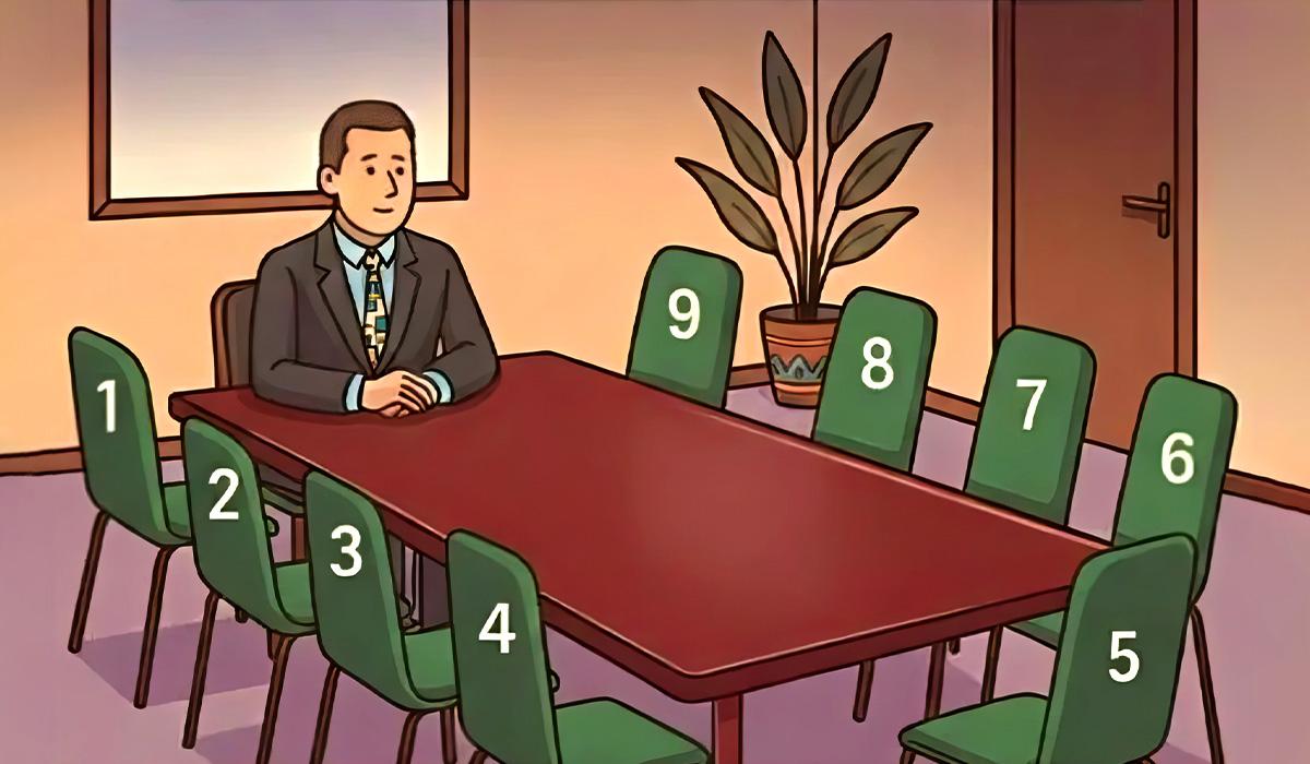 Какое место на совещании у начальника вы выберете: тест на личность Какое место на совещании у начальника вы выберете: тест на личность