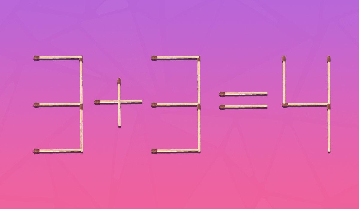 Які два сірники треба перемістити, щоб виправити помилку: швидкий тест для перевірки інтелекту