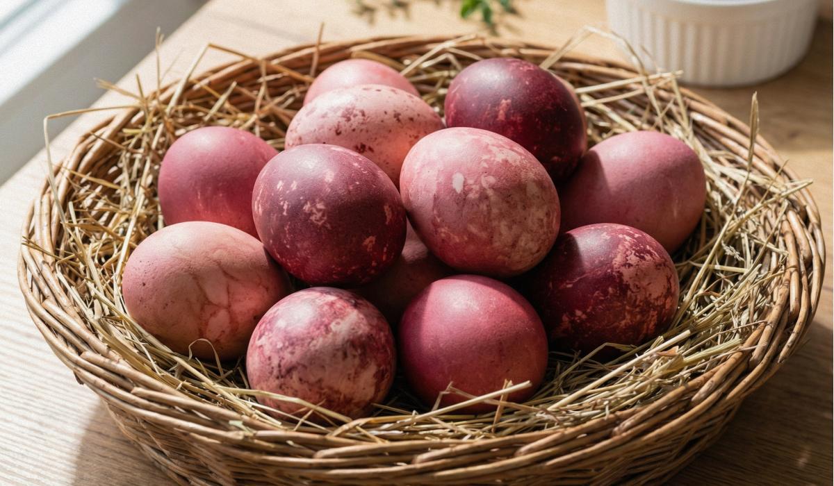 як пофарбувати яйця буряком як пофарбувати яйця буряком