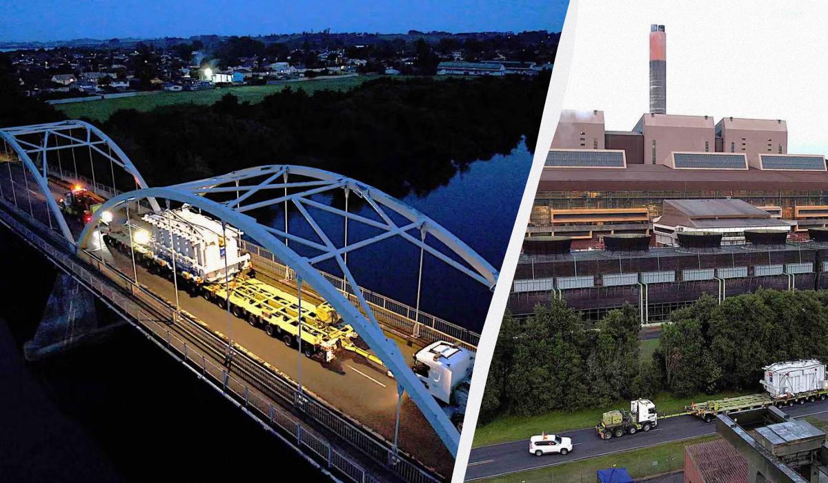 У Новій Зеландії перевезли 172-тонне обладнання старої електростанції: навіщо це зробили