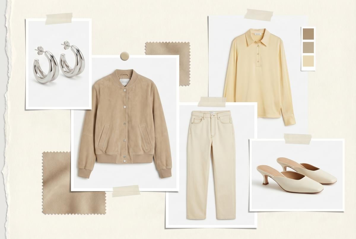 какой верх подходит к светлым джинсам