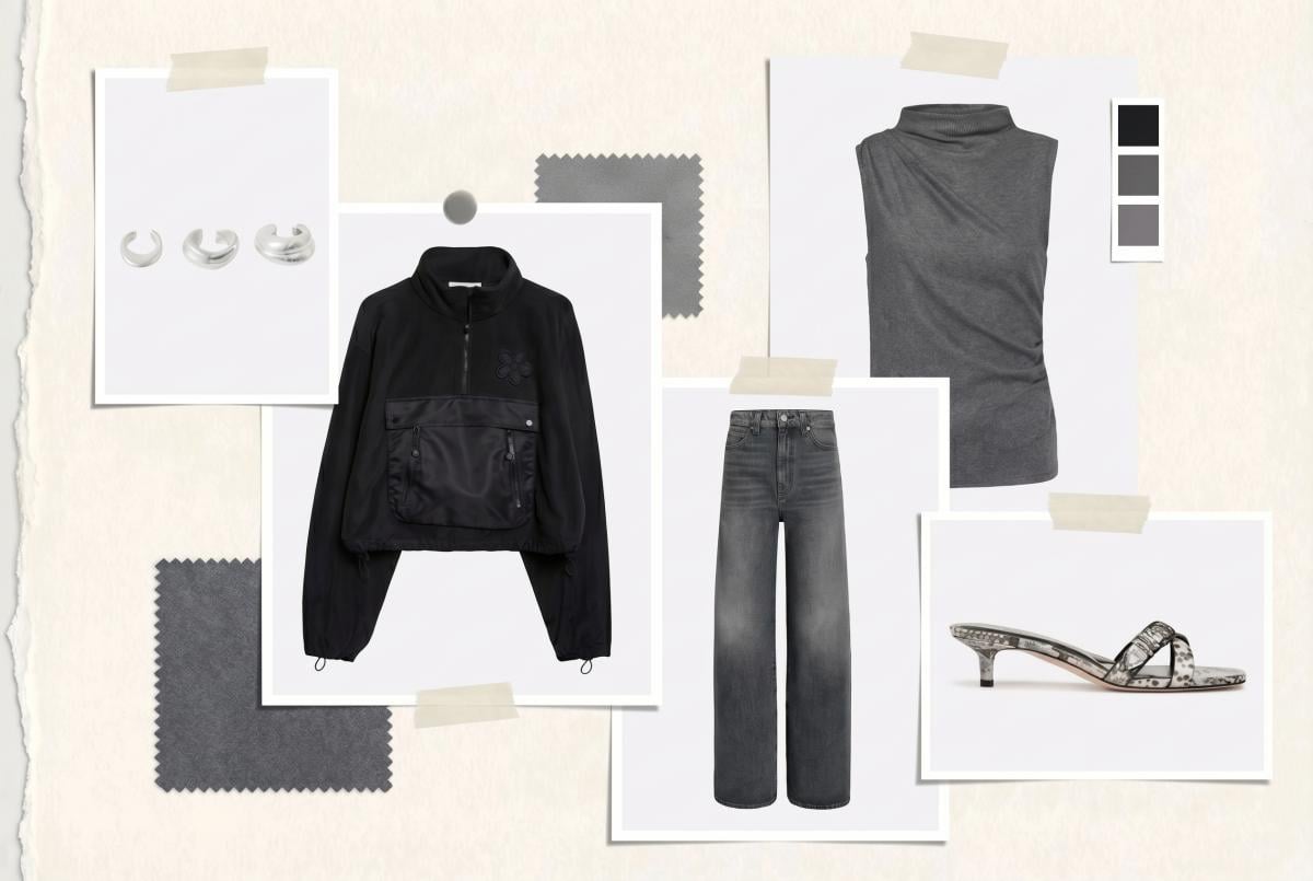 с чем носить цветные джинсы