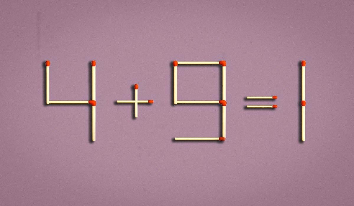 Только 2% людей могут исправить равенство за 8 секунд: тест со спичками для проверки IQ Только 2% людей могут исправить равенство за 8 секунд: тест со спичками для проверки IQ