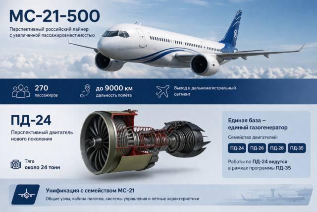 Росія представила проєкт 'флагманського' авіалайнера, розрахованого на 270 пасажирів Росія представила проєкт 'флагманського' авіалайнера, розрахованого на 270 пасажирів