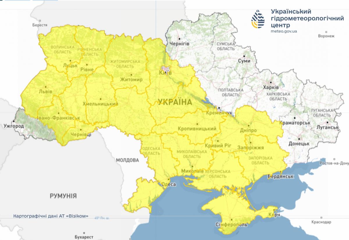 Небезпечні заморозки атакують Україну сьогодні вночі: яким областям приготуватись (карта) Небезпечні заморозки атакують Україну сьогодні вночі: яким областям приготуватись (карта)