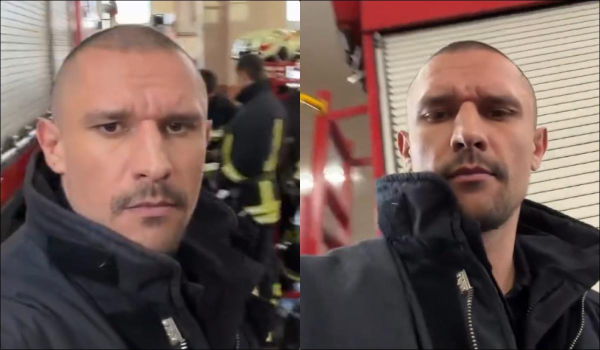 Цымбалюк после ДТП в Киеве показался на съемках