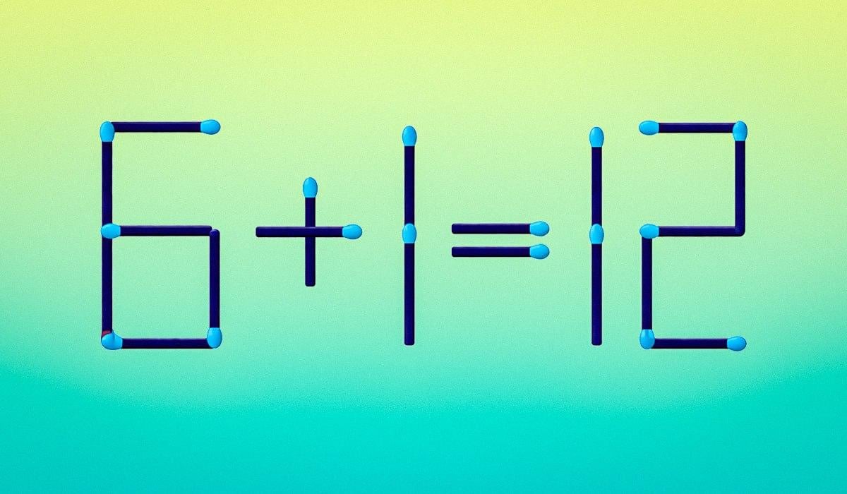 Куди треба перетягнути сірник, щоб виправити рівність: тест для перевірки інтелекту Куди треба перетягнути сірник, щоб виправити рівність: тест для перевірки інтелекту