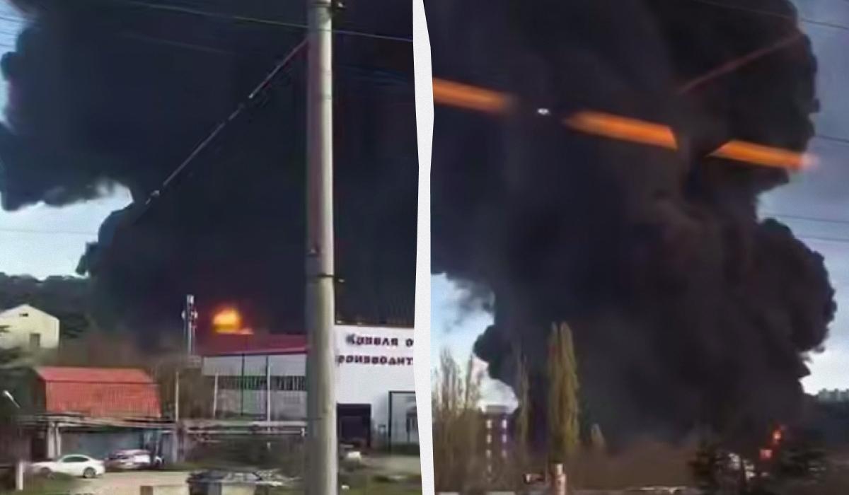 Росіяни вже другу добу гасять пожежу в порту Туапсе після українських ударів, - Reuters