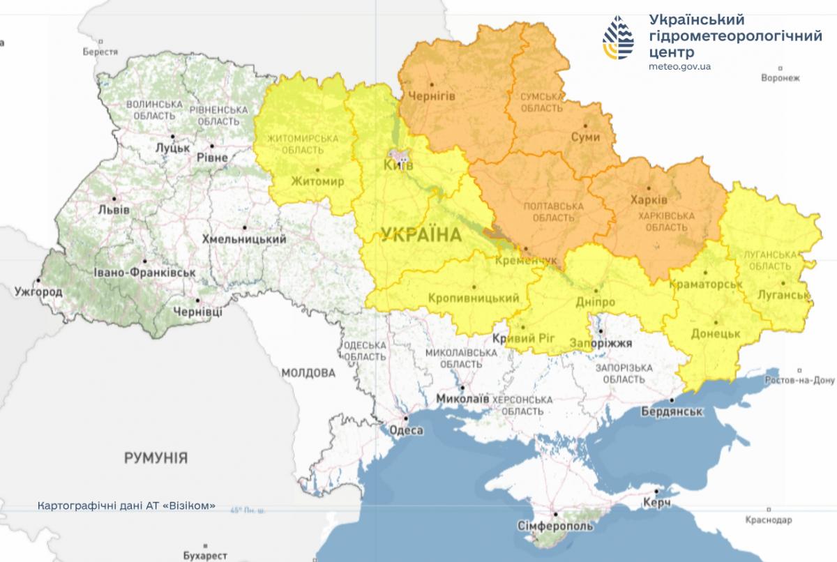 Украинцев ждет опасное явление: синоптики рассказали, кого коснется (карта)